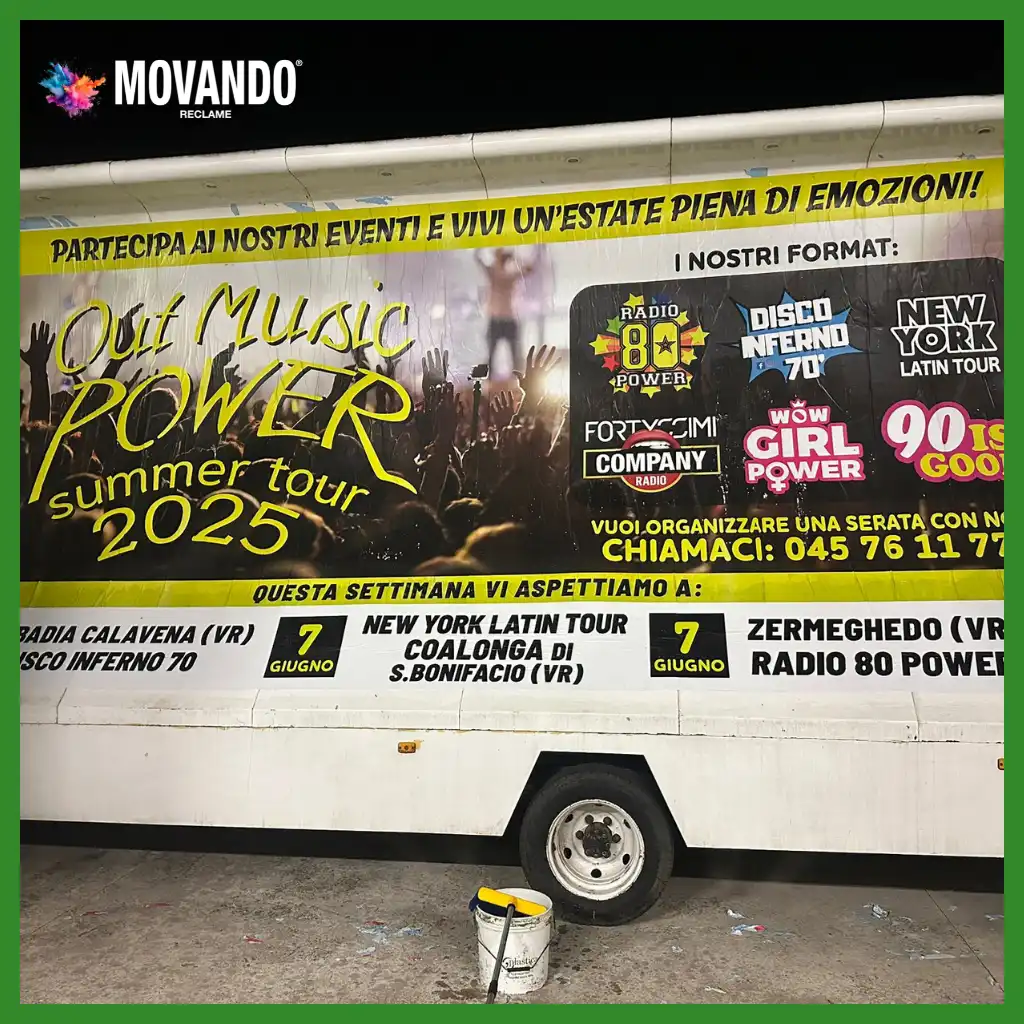 Pubblicità su camion vela per comuni e associazioni locali