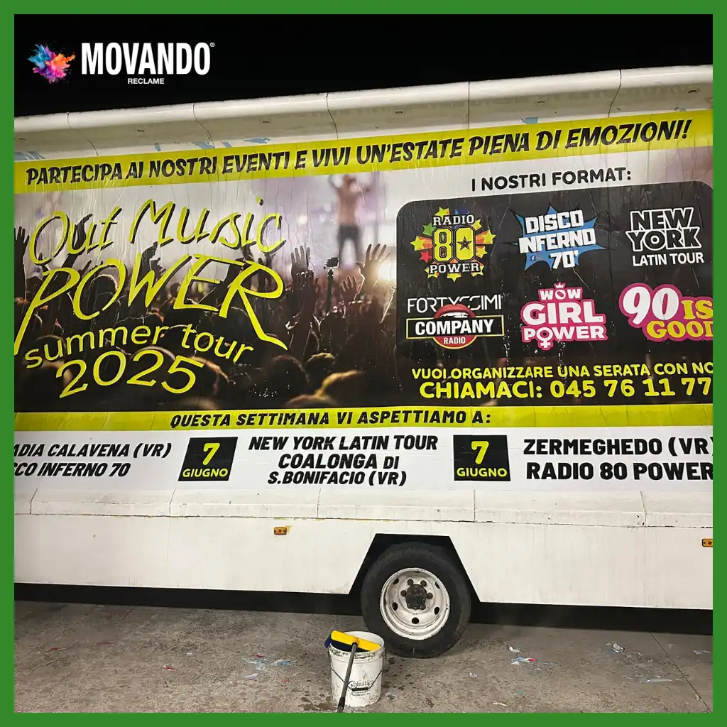 Pubblicità su camion vela per comuni e associazioni locali