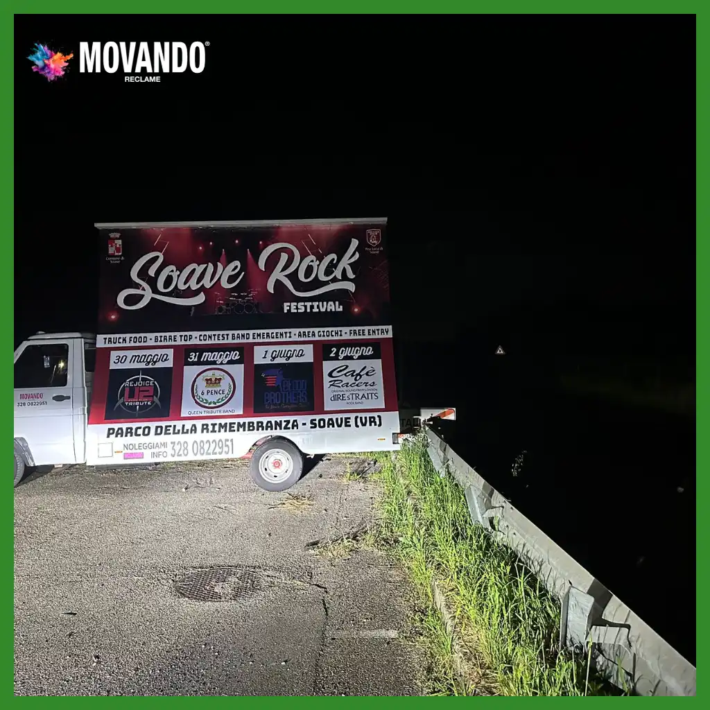 Pubblicità su camion vela per comuni e associazioni locali